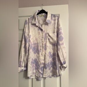 Gianni Bini Tie Dye Purple Shirt